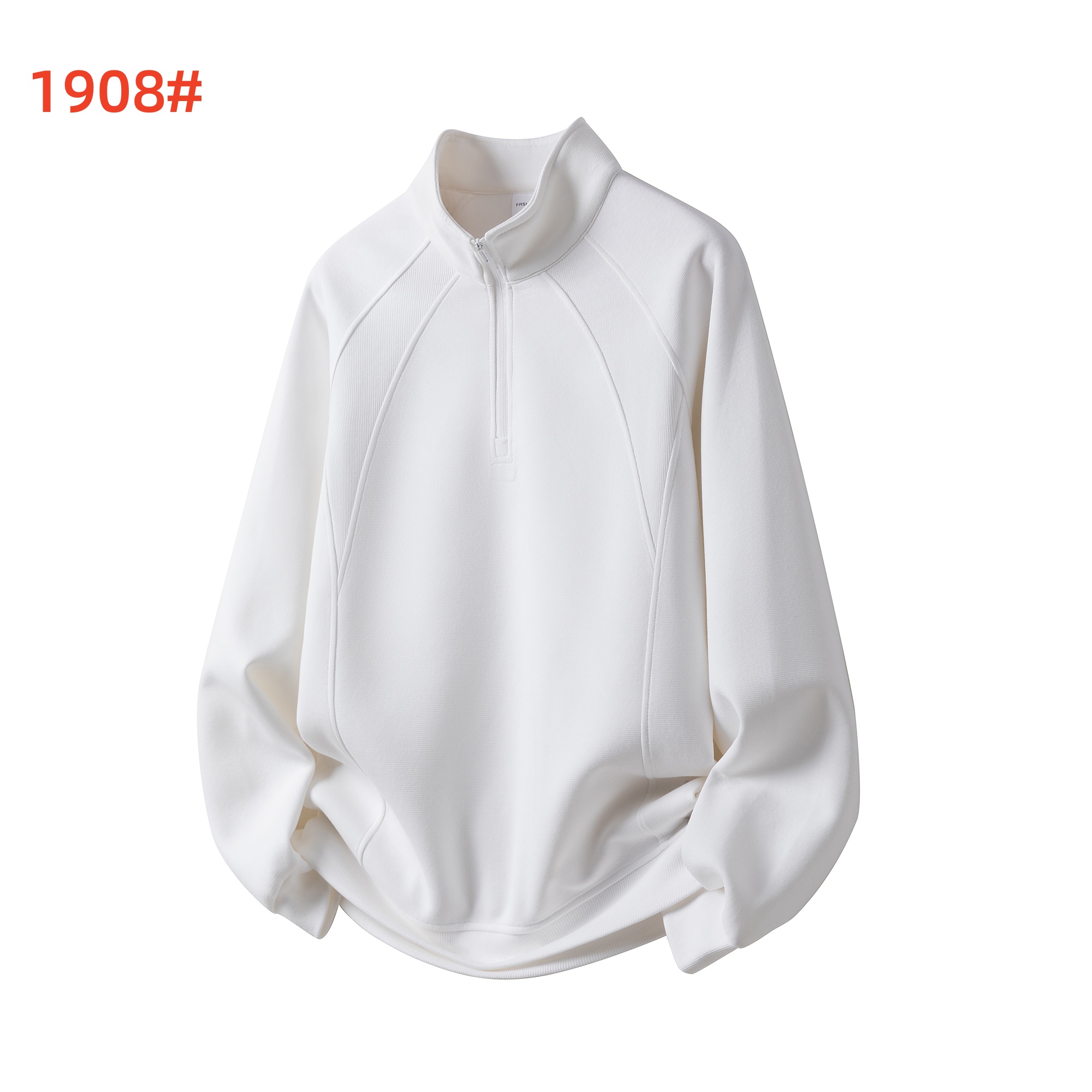 当潮马半拉链立领卫衣春秋新款套头上衣外套休闲宽松百搭DQR1908