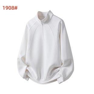 当潮马半拉链立领卫衣春秋新款 套头上衣外套休闲宽松百搭DQR1908