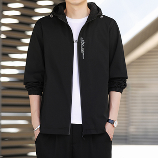 休闲防风 当潮马男士 外套春秋季 百搭新款 立领宽松男生夹克男男装