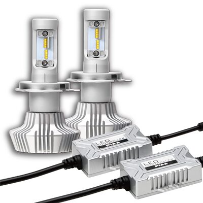 日本PIAA大灯/雾灯用优先散热性能LED 6000K 12V 20W 3200lm H4
