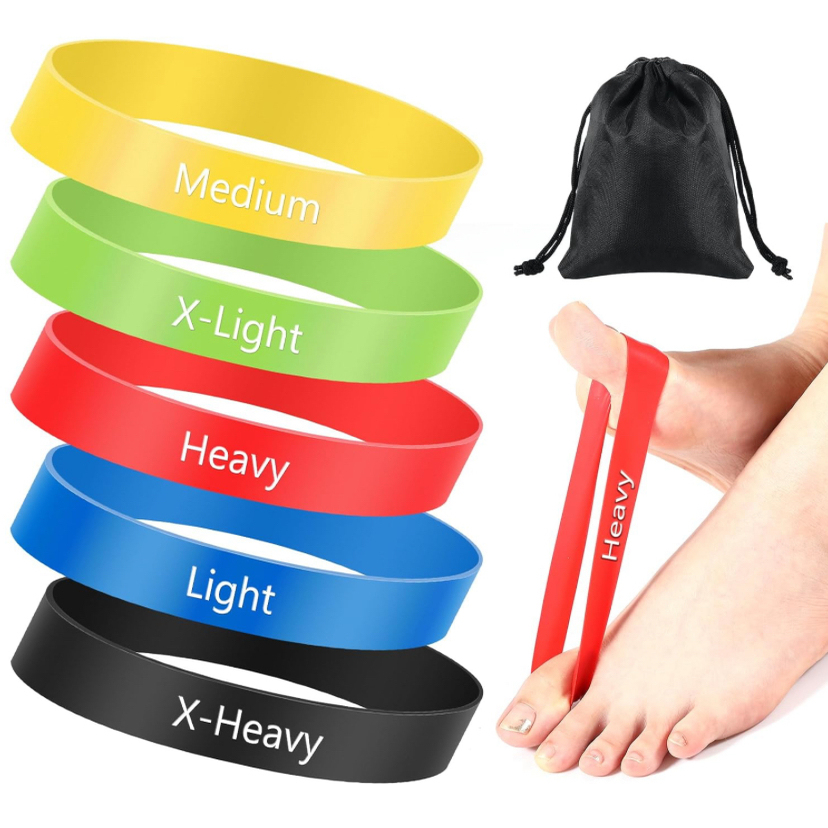 tpe拇指脚趾圈运动带脚踝训练带防断裂Finger resistance band