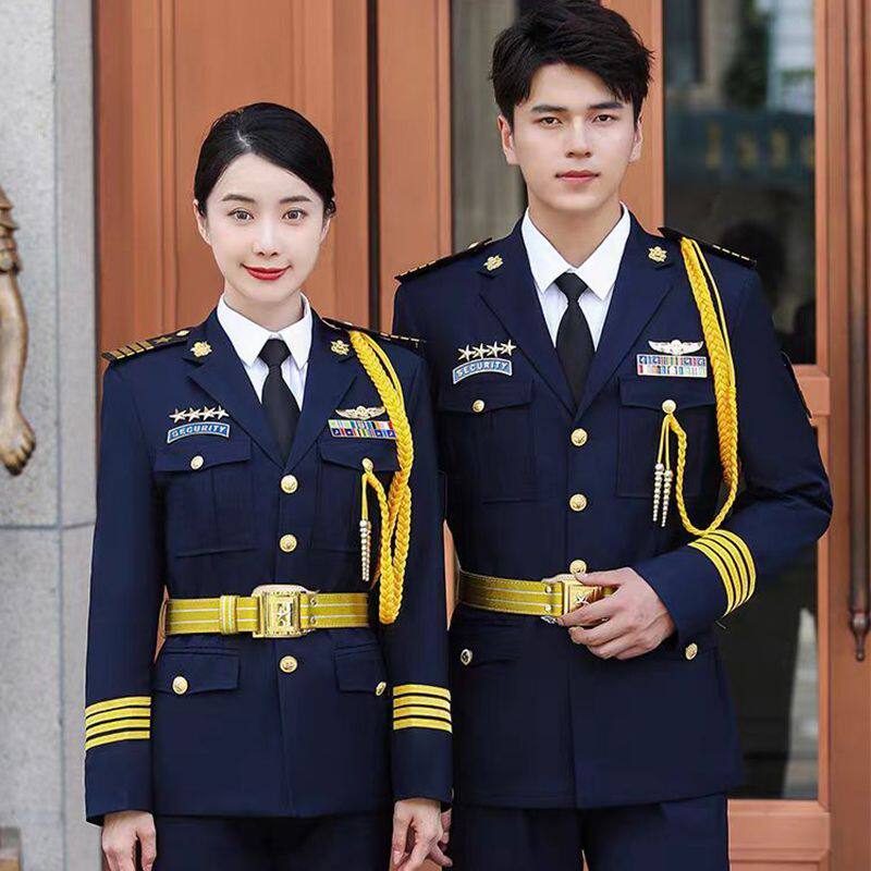 新式保安工作服套装男春秋保安制服冬装安保物业形象岗礼宾服工装