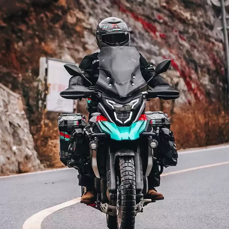 适用于凯越500X400X52x5X改装配件风挡加厚玻璃加高护胸前挡风板