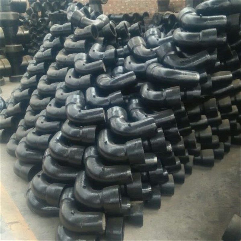 球墨铸铁管件盘插短管 乙管 平承短管 法兰短管R 铸铁管法兰盘包