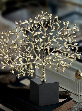 现代轻奢高档不锈钢做旧水果盘y麋鹿冰桶酒杯架桌面收纳装饰品摆