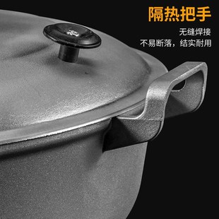 特厚铝制火锅铝j制老式木炭碳家用老北京涮羊肉铜锅锅具包邮
