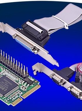 2 Portc Serial RS232 + 1 Port Parallel Mini PCIe Card Chipse