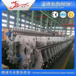 全自动造纸 高强楞纸机 废纸纸回收机生瓦产牛皮纸2400瓦楞装 箱包