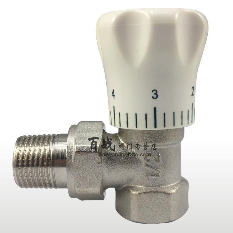 地暖阀门散热片角阀角式温控阀暖气阀门截止阀调节阀4分6分开关 全屋定制 温控器 原图主图