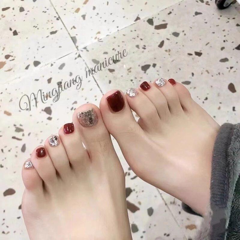 春夏孕妇脚指甲油脚趾2025免烤快干 干持久女爆闪显白夏季不可剥