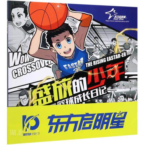 新华书店正版 盛放的少年 篮球成长日记 篮球少年漫画故事 东方启明星U12 视频讲解篮球常用技战术训练 青少年篮球基本功训练指导