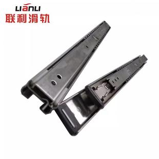 35宽不锈钢互锁烘烤箱冰柜滑轨IDB01三节内轨可抽出工业线性导轨
