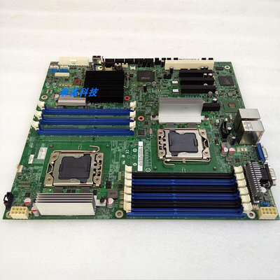 Intel S5520HC 双路1366 X58服务器主板 支持至强6核 ECC REG内存