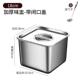 不锈钢方新品 带盖油盆厨房油缸容器长方形盒子家用铁盆食品级猪盆