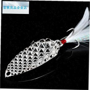 洋路亚饵亮片全息蝉钻石u版远投淡水全泳层假饵翘嘴鲈鱼鲶鱼鳜鱼.