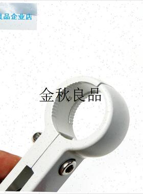 公车车厢扶手竿32omm铝合金挡板屏风支架玻璃夹广告夹隔断配件,