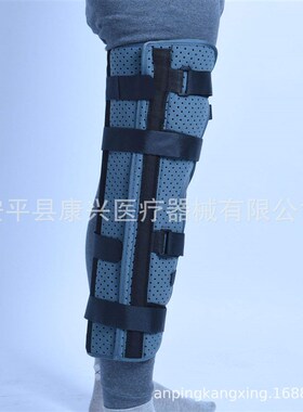 新品适用于新f款 增强型透气带三片式强膝关节支具固定套膝部支具