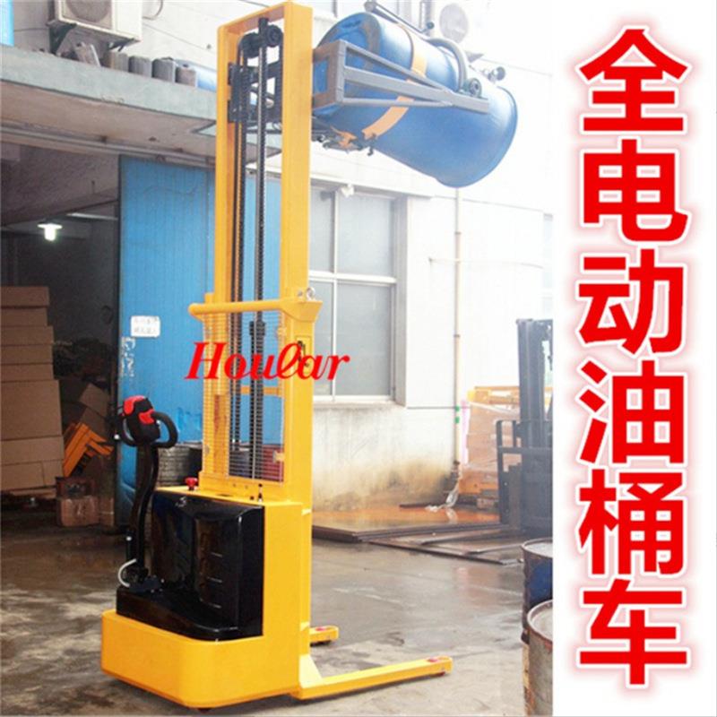 鹰力现货YL650A全电动油桶车自动倒料车全自动倾倒翻转搬运油罐车