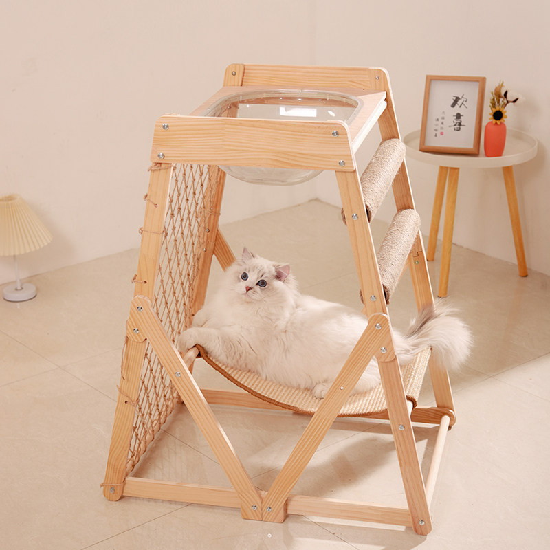 布鲁仕攀爬网猫爬架猫抓板