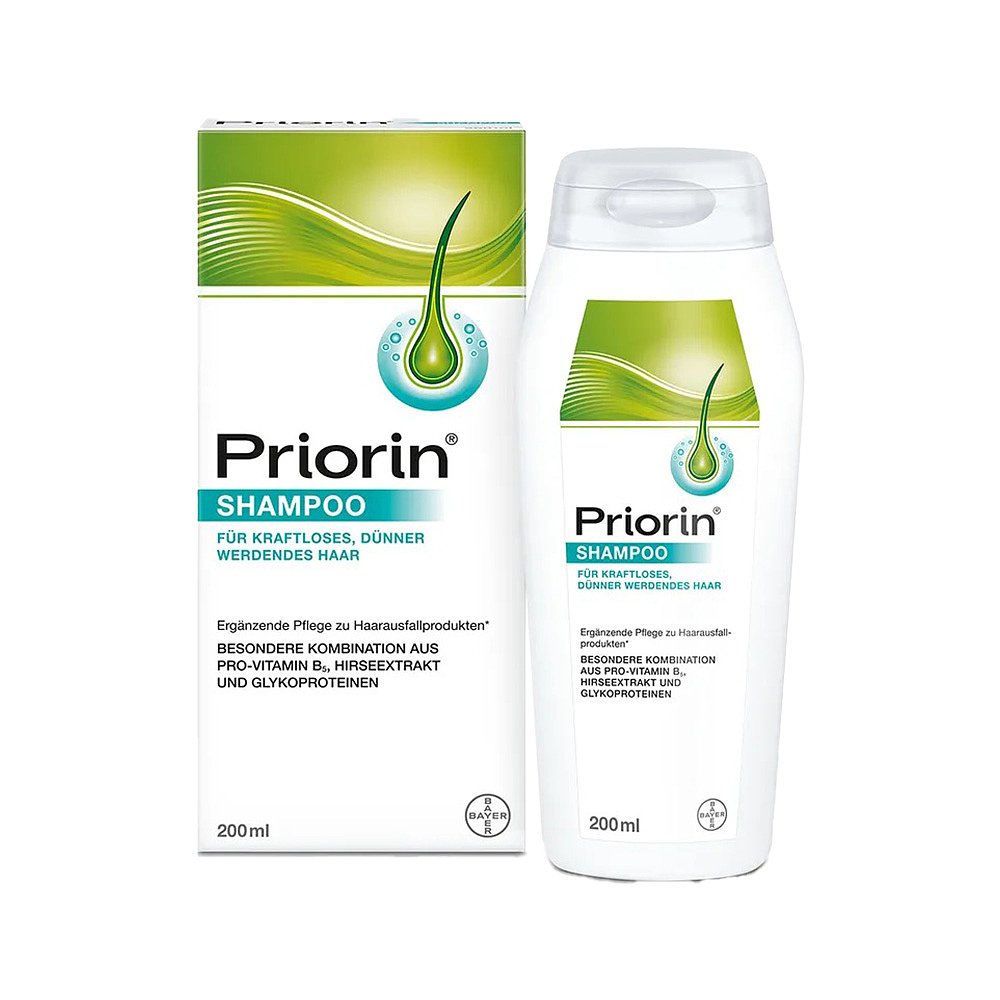 德国直邮 Priorin拜耳洗发水200ml 稳固发根掉发强韧