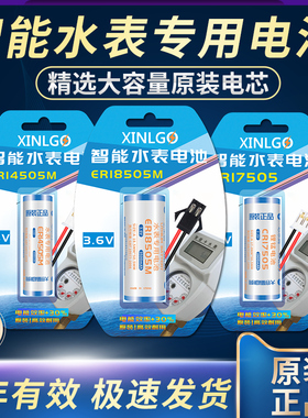 3.6V智能水表专用电池CR17505/CR17450射频IC卡ER18505M/ER14505M