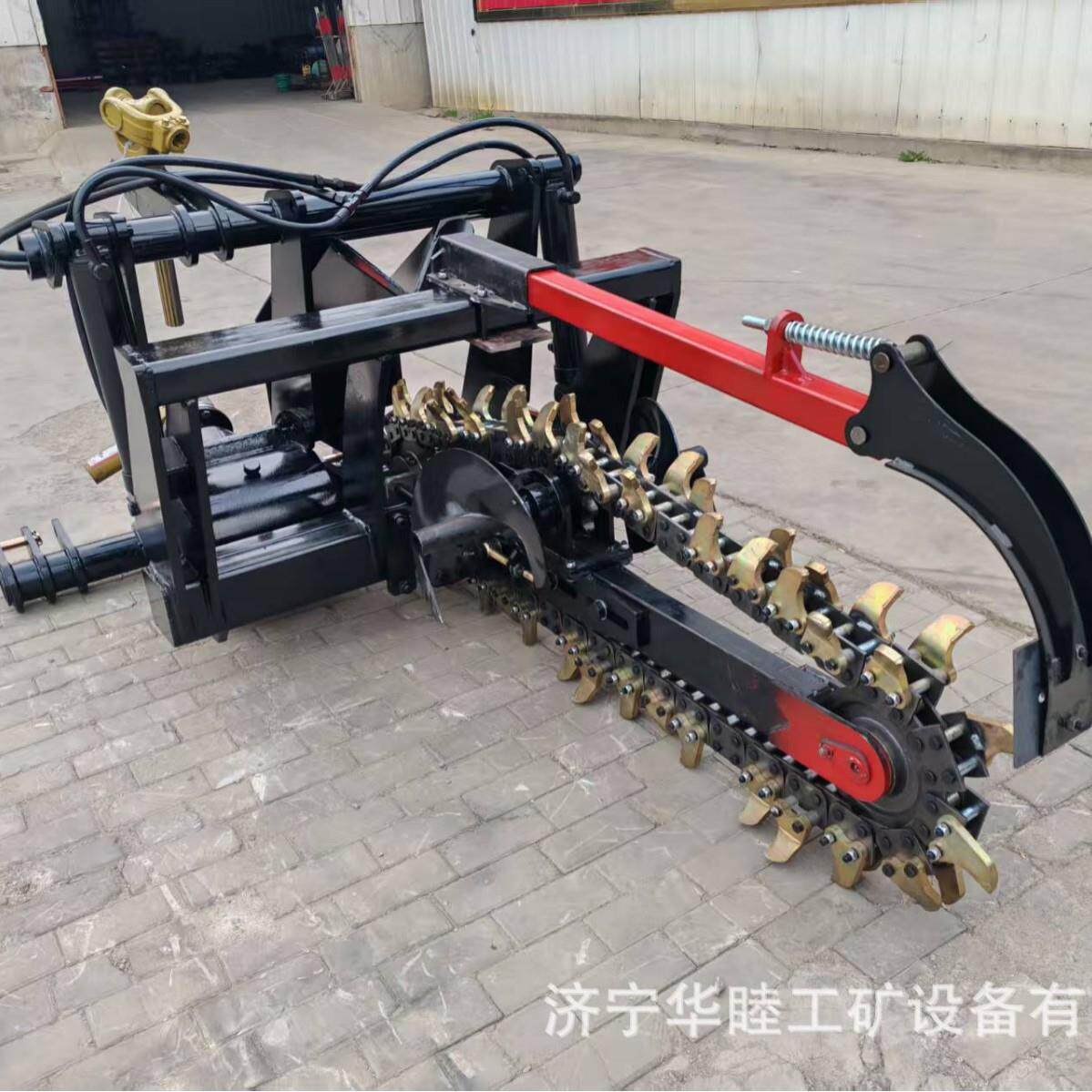链条开沟机手扶20*80合金开槽机 拖拉机后置开槽机