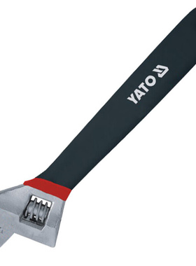 易尔拓（YATO）活动扳手沾塑柄活络扳手活开口扳手6英寸 YT-21650