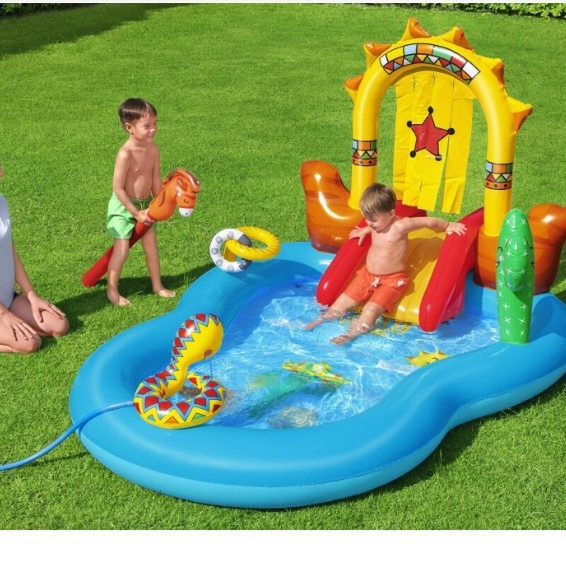 新款Bestway53118 狂野西部戏水乐园 儿童戏水池 游泳池