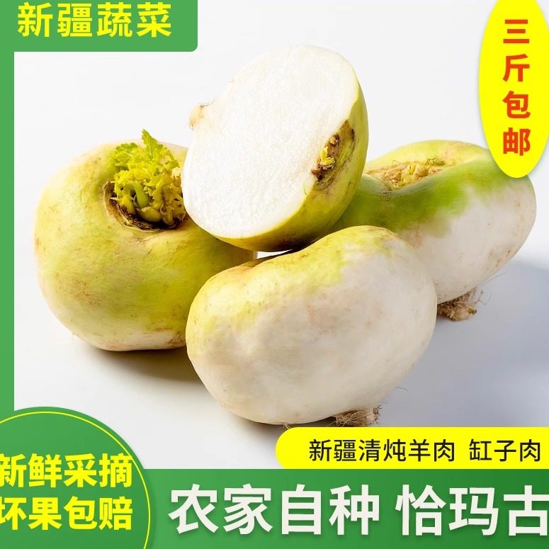 新疆土特产恰玛古新鲜当季蔓菁疙瘩蔬菜芜青土萝卜美食正宗农产品,水产肉类/新鲜蔬果/熟食,萝卜/胡萝卜,淘宝优惠券,粉丝福利购,淘宝优惠卷