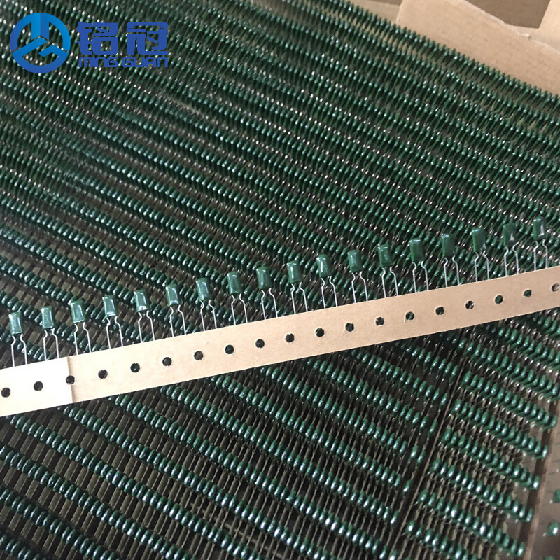 厂家现货直销CL11聚酯膜涤纶电容器 2A682J 100V682J 6800PF 编带