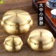 高 摆件复古时尚 黄铜烟灰缸带盖防飞灰家用大号y中式 客厅创意个性