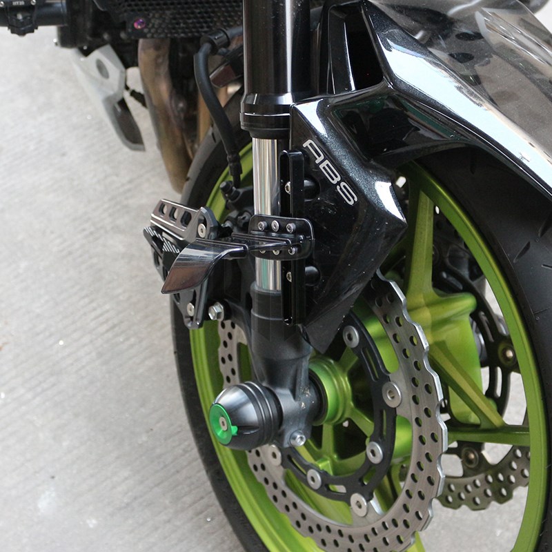 适用川崎ZX6R 10R 14R GTR140D0 ZX636改装前后轮防摔球防倒保护