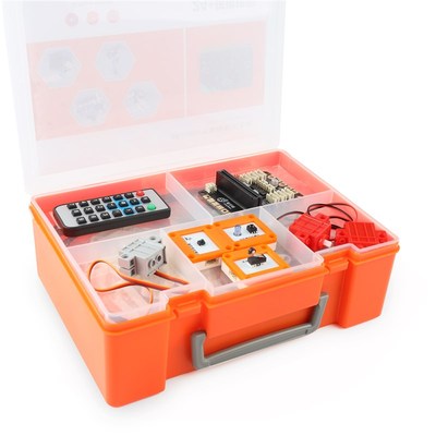 microbit少儿图形编程电子C积木创客教育机构入门套件兼容乐高