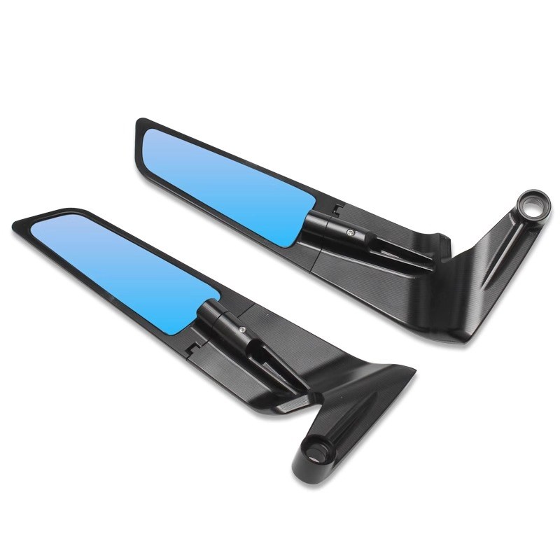 适用街车定风翼后视镜杜卡迪街霸V4 Z900 MT-O09改装翅膀后视镜CN