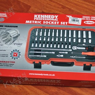 46件公制12角套筒组套 582 小飞1 KEN 4897 英国肯尼迪KcENNEDY