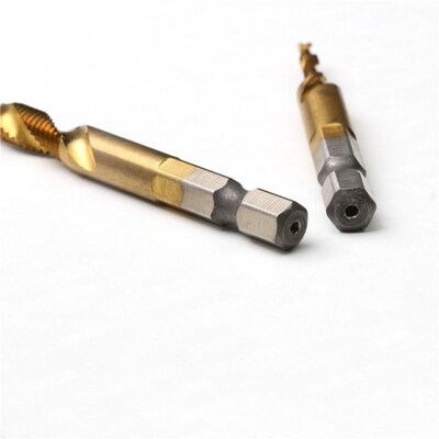 6PCS HSS 6542 Counterstink Deburr Metric Drill Bit M3-M10 Ti