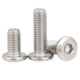 不锈钢304f平圆头内六角大平头螺丝钉家具倒边螺丝螺栓M6