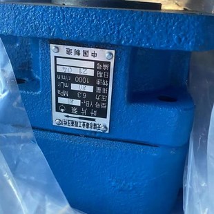 100油泵单双联 6.3 叶片泵YB1