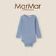 MarMar2026春夏新品 包屁衣宝宝哈衣连体爬爬服 莫代尔针织开扣长袖