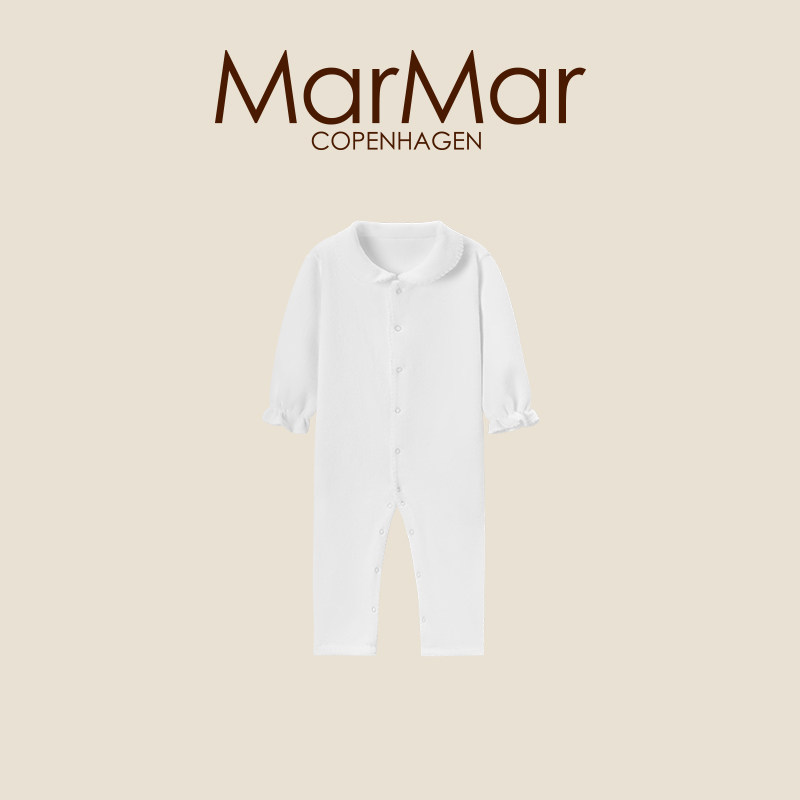 MarMar婴儿连体衣服春夏新生宝宝长袖长裤哈衣婴幼儿打底爬爬服