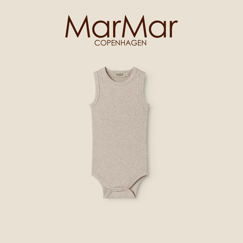 MarMar2026春夏新品婴儿背带吊带包屁衣宝宝无袖三角哈衣爬爬服