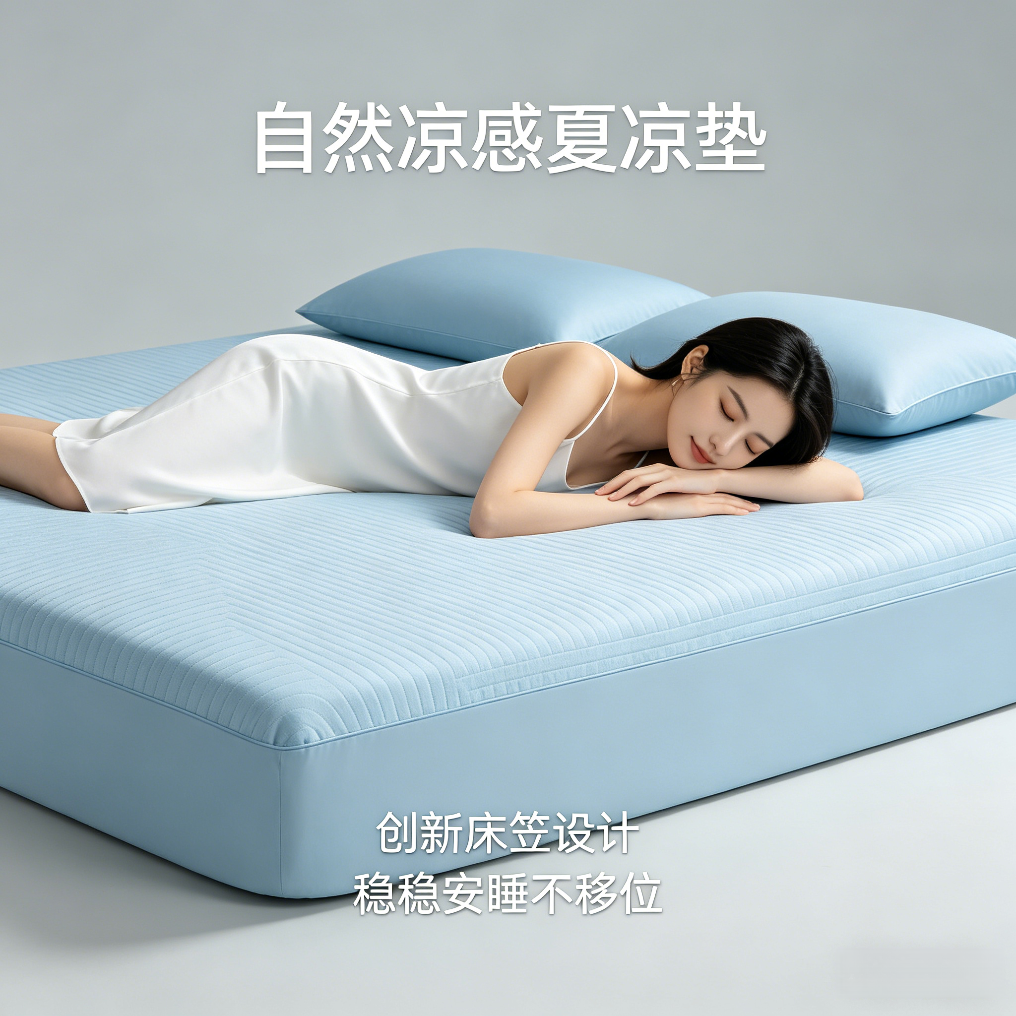 亚朵酒店款冰丝凉席子夏凉垫母婴级A类床笠罩软席透气夏季床单垫