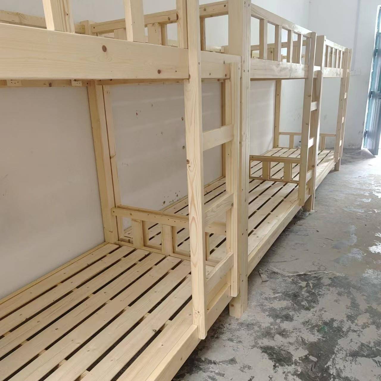 厂家直供实木床松木上下铺床子母床婴儿床双层床低床实木床