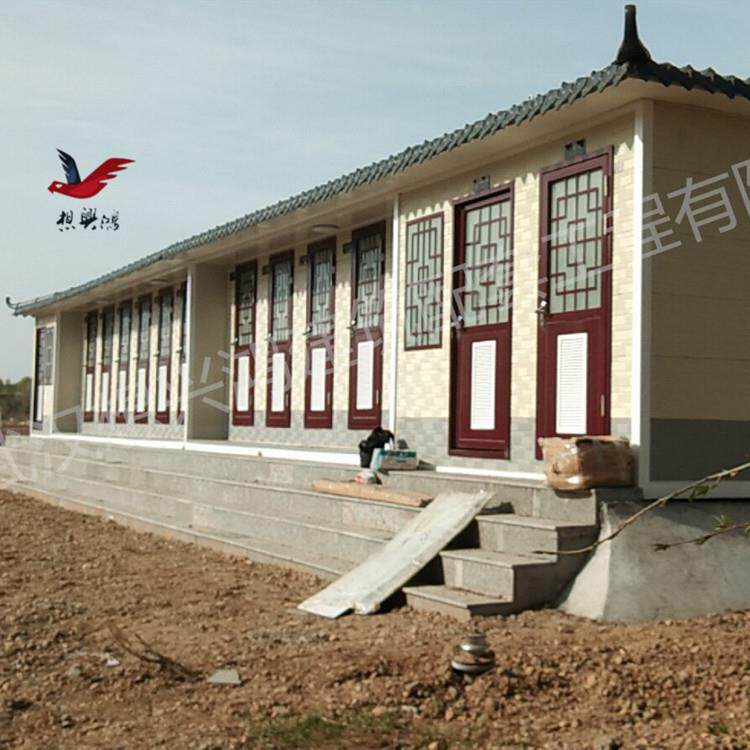 智能复古环保移动厕所户外移动卫生间厂家钢结构环保厕所