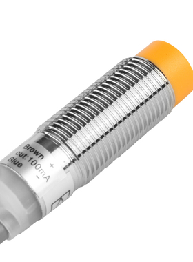 M12金属接近开关PR12-4DP圆形感应开关限位传感器 常开PNP三线24V