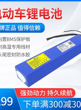 VOA 电动车锂电池36v滑板车锂电池48V锂电池48v电动车电瓶24v电池