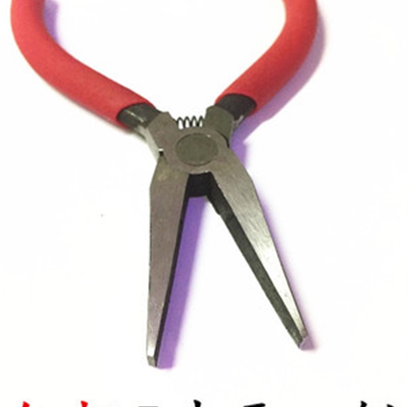 包邮 加工制作剪钳5寸尖嘴钳 平口无牙尖钳尖咀钳 模型夹线尖咀钱