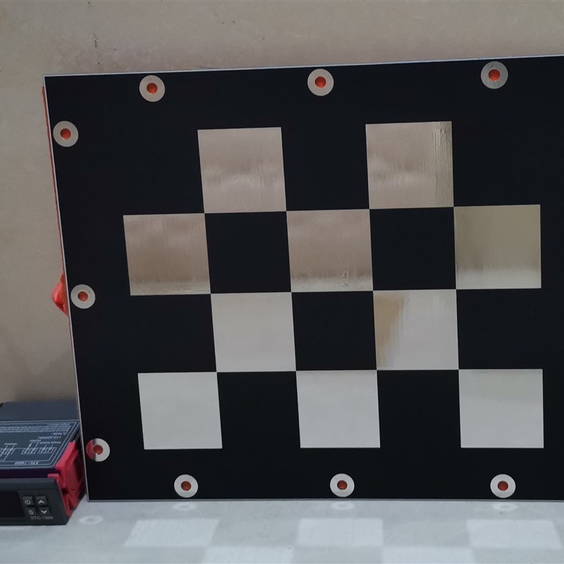 红外标定板 红外热像仪测试靶标 棋盘格  几何畸变测试 50mm5X4