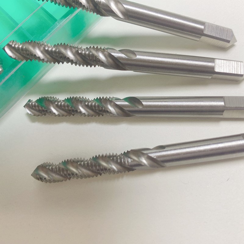 上海申利螺旋丝攻螺旋槽丝锥M2/3/4/5/6/8/10/12不锈钢用盲孔