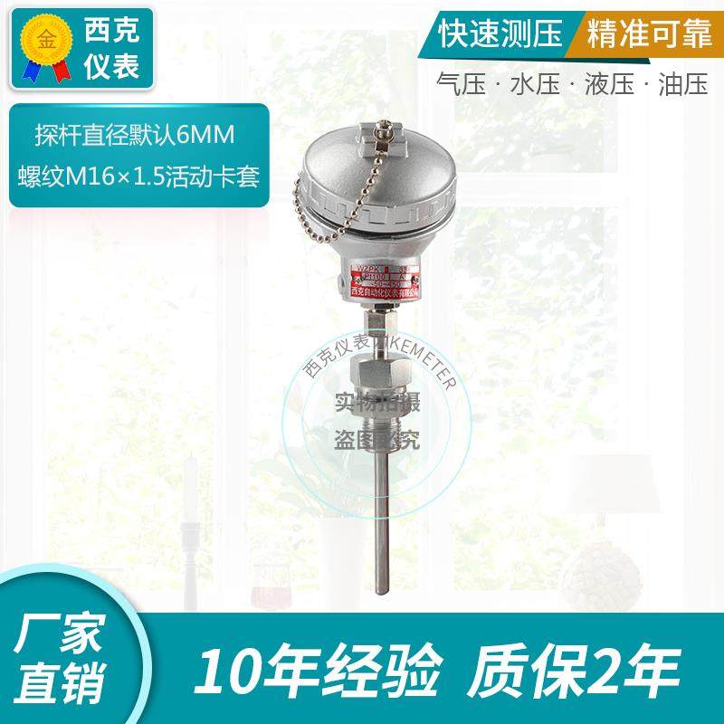 pt100温度感测器pt100热电偶pt1000感测器监视器变送器铠装铂热电